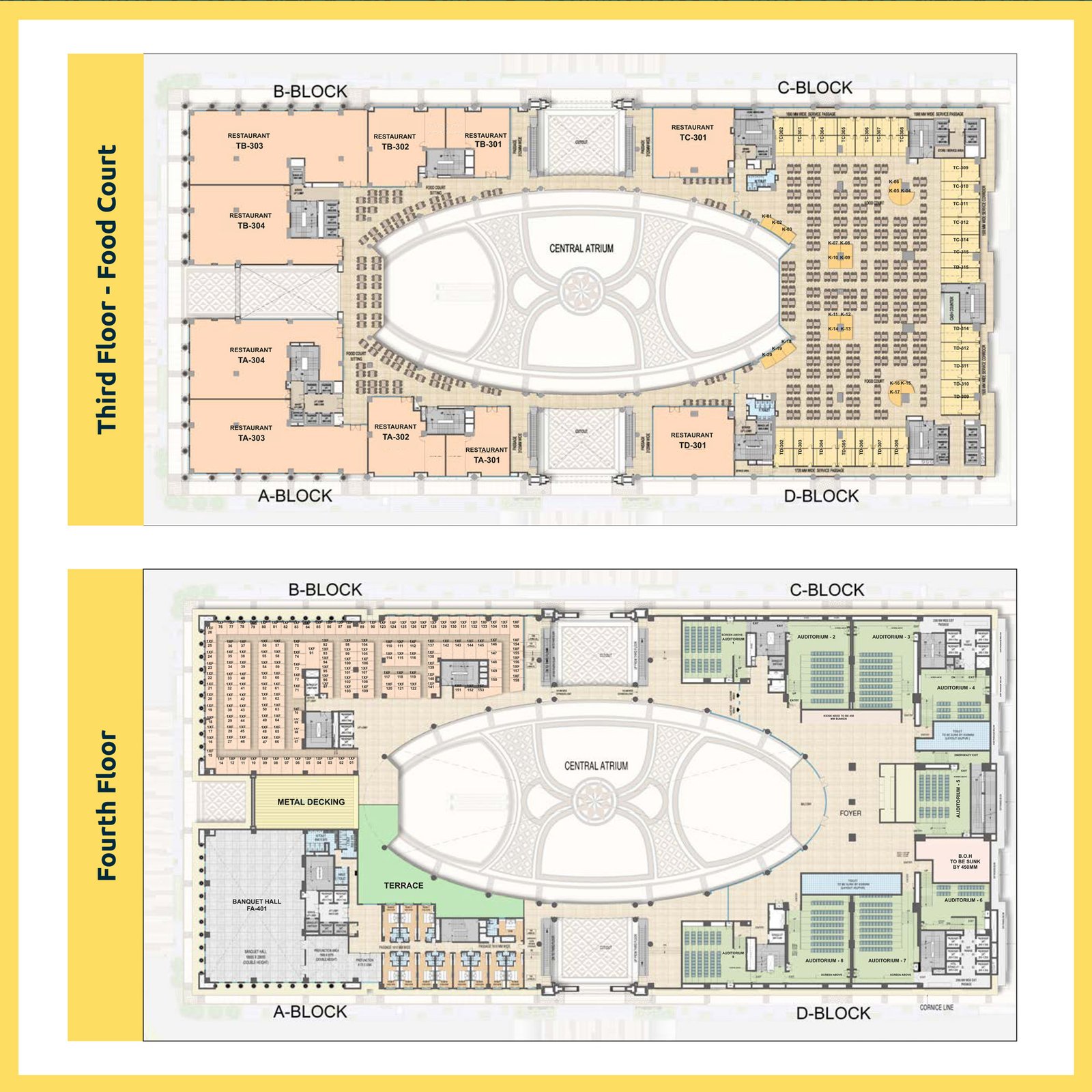 3rd & 4th Floor Plan